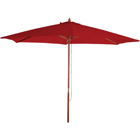 Ombrellone giardino spiaggia N81 Florida ø 300cm poliestere bordeaux