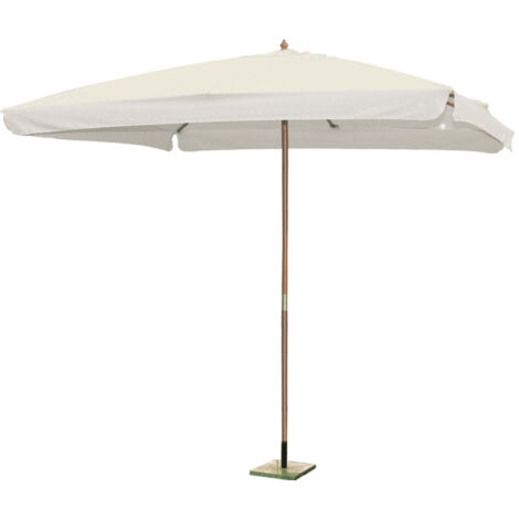 Ombrellone in legno 300x300 palo mm.50 arredo esterno piscina - Fraschetti