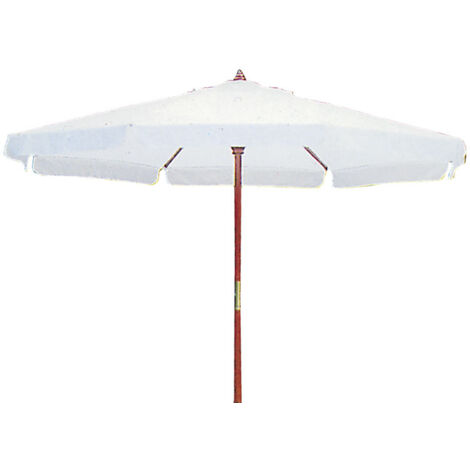 Ombrellone in legno d.350 con bordo arredo esterno piscina - Fraschetti