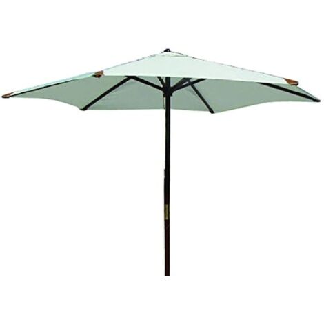 Ombrellone in Legno da Giardino Esterno Blinky Legno-25 Bianco diam. 2,5 mt