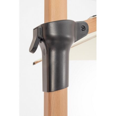 Ombrellone in legno naturale bizzotto braccio rica 3,3 mt. per giardino