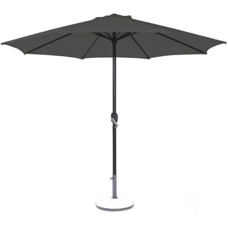Ombrellone Kela con palo centrale e diametro 270 cm Grigio