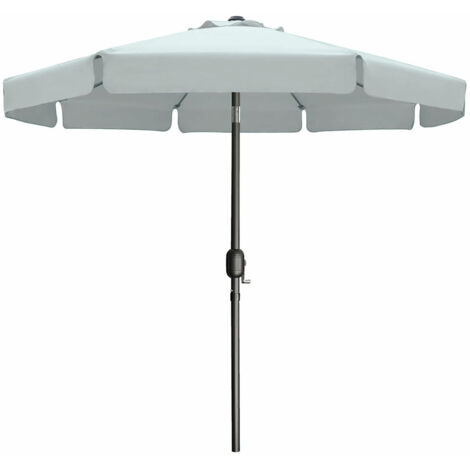 Ombrellone Marbueno Bianco Ø 300 cm Resistente ai UV