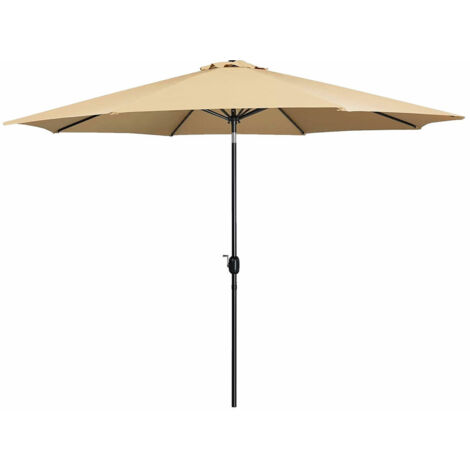 Ombrellone Marbueno Marrone Ø 270 cm Design Moderno Elegante