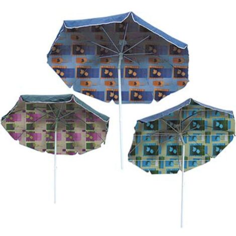 OMBRELLONE MARE COVER DOMUS - ACCIAIO/COTONE DUPLEX MT 2 - 1 pezzo