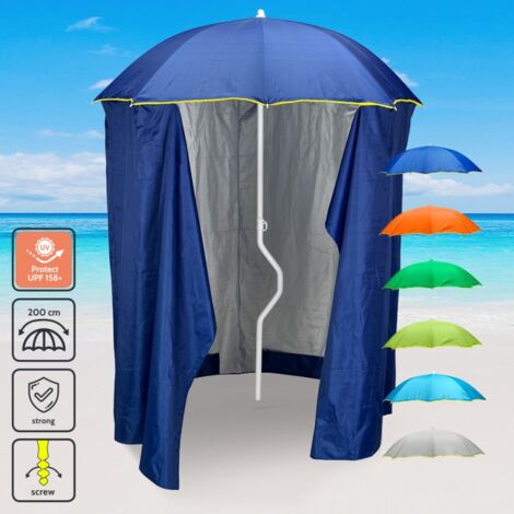 OMBRELLONE DA SPIAGGIA POLY TINTA UNITA 170x170cm.