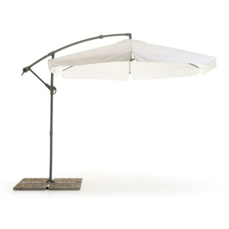 OMBRELLONE MOON Diam. 3 metri bianco 300x230 h cm