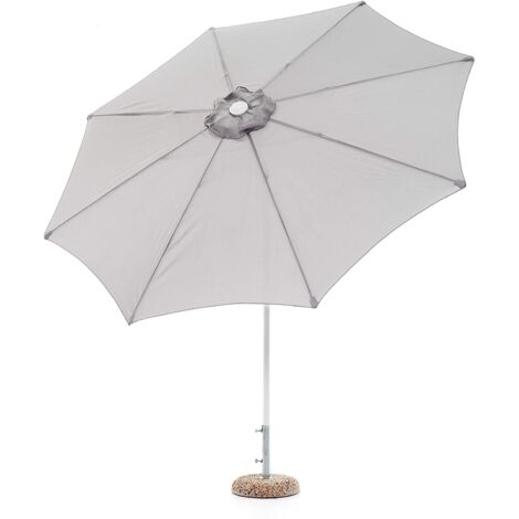 Ombrellone palm beach  diametro bianco 3mt giardino balcone campeggio spiaggia