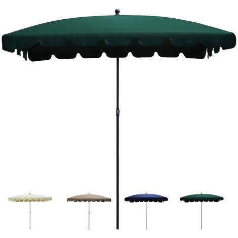 Ombrellone palo centrale Allegro Made in Italy - 150 x 240 cm  Colori Maffei: Verde