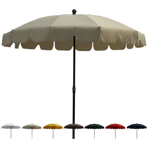 Ombrellone palo centrale Allegro Made in Italy - diametro 200 cm  Colori Maffei: Ecru