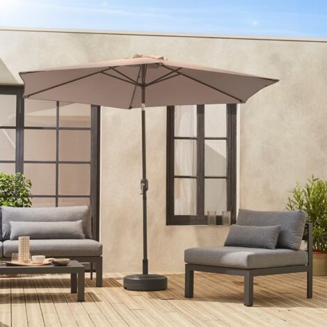 Happy Garden Copertura Ricambio Per Ombrellone Rettangolare HAPUNA 2x3m – Taupe, Idrorepellente E UV20+ - 6