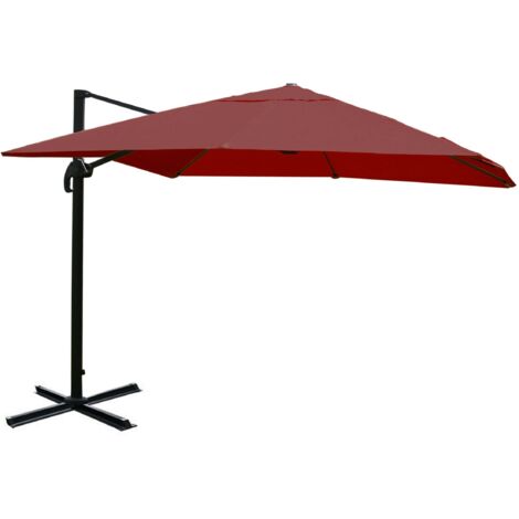 Telo copertura per ombrelloni quadrati decentrati 295x295cm antracite