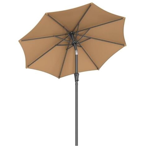 Ombrellone per esterni 2.7x2.7 Cilvani modello Mango - COLORE: Ecru