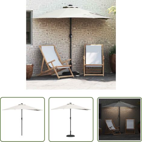 Ombrellone pieghevole -  Ombrello da giardino Sabbia 294 x 150 x 224 cm