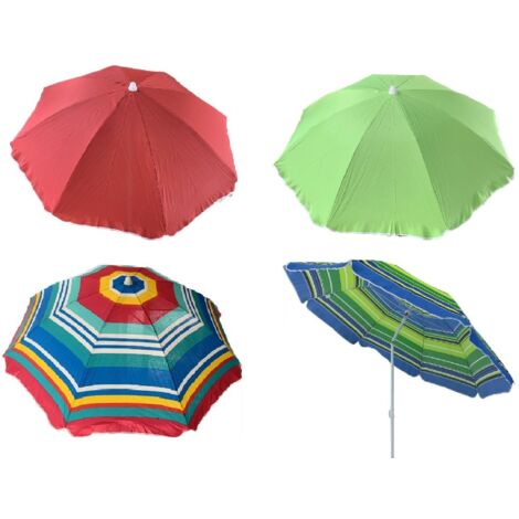 Ombrellone Poly 180cm in metallo con snodo