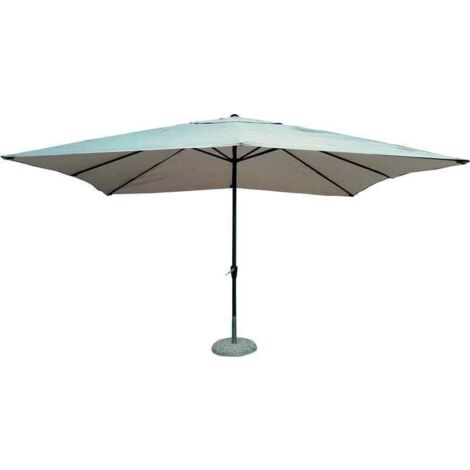 OMBRELLONE Pully in alluminio tondo MT. 3 colore ECRU' ARREDO GIARDINO