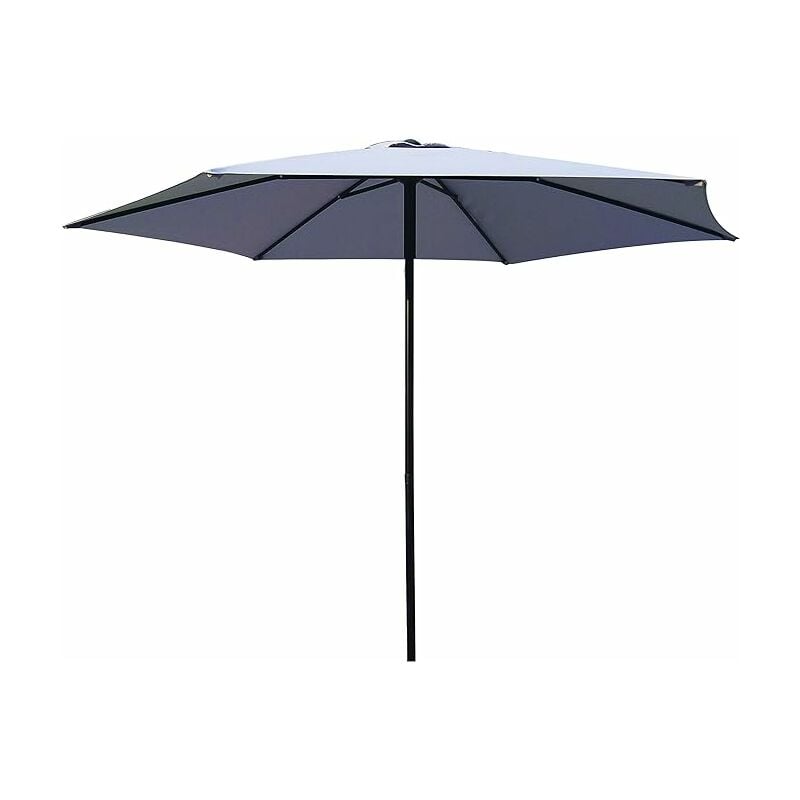 Pousser le parapluie 3 mt. - Couleur grise Structure en acier