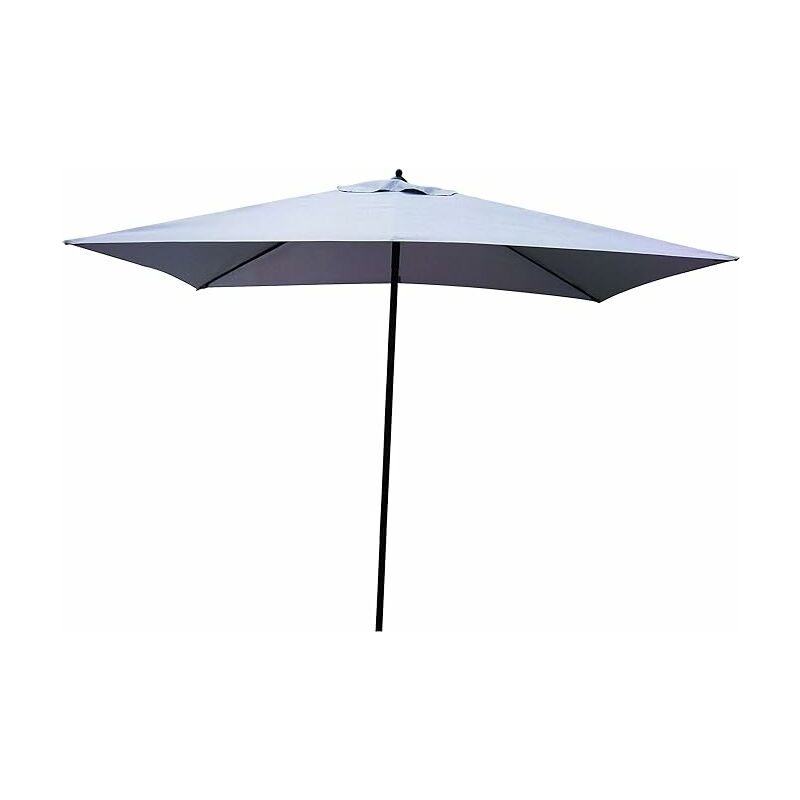 Parapluie de poussée 2x3 mt. - Couleur grise Structure en acier