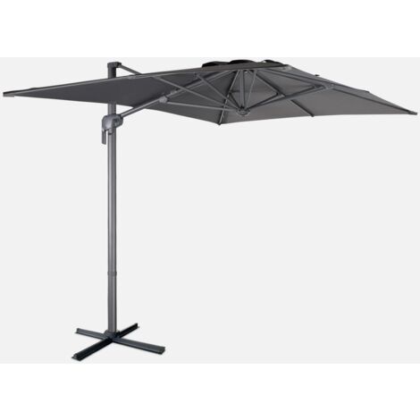 Ombrellone rettangolare eccentrico, 3x2m