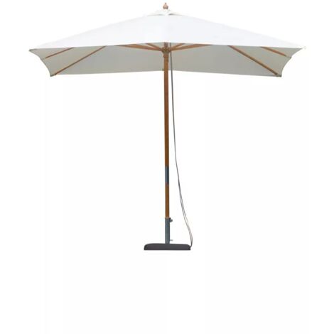 ombrellone rettangolare solaria in legno di bambu' 3x2 mt