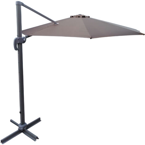OMBRELLONE ROMA D.3,5M KHAKI BRACCIO LATERALE CON