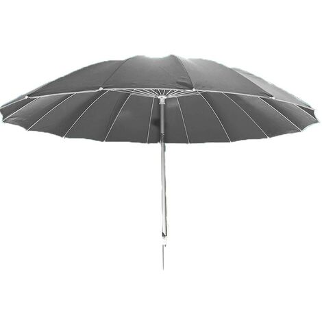 Ombrellone rotondo con snodo 240 cm antivento per mare spiaggia piscina giardino terrazzo balcone in alluminio e tessuto