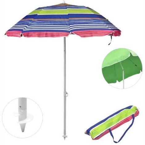 OMBRELLONE SPIAGGIA PIEGHEVOLE ACC.  160CM FANT. ASSORT. PAPILLON