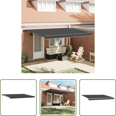 Ombrellone -  Struttura della tenda Antracite 450 × 300 cm