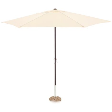 OMBRELLONE TONDO DA GIARDINO D 240CM ECRU BASE ESCLUSA