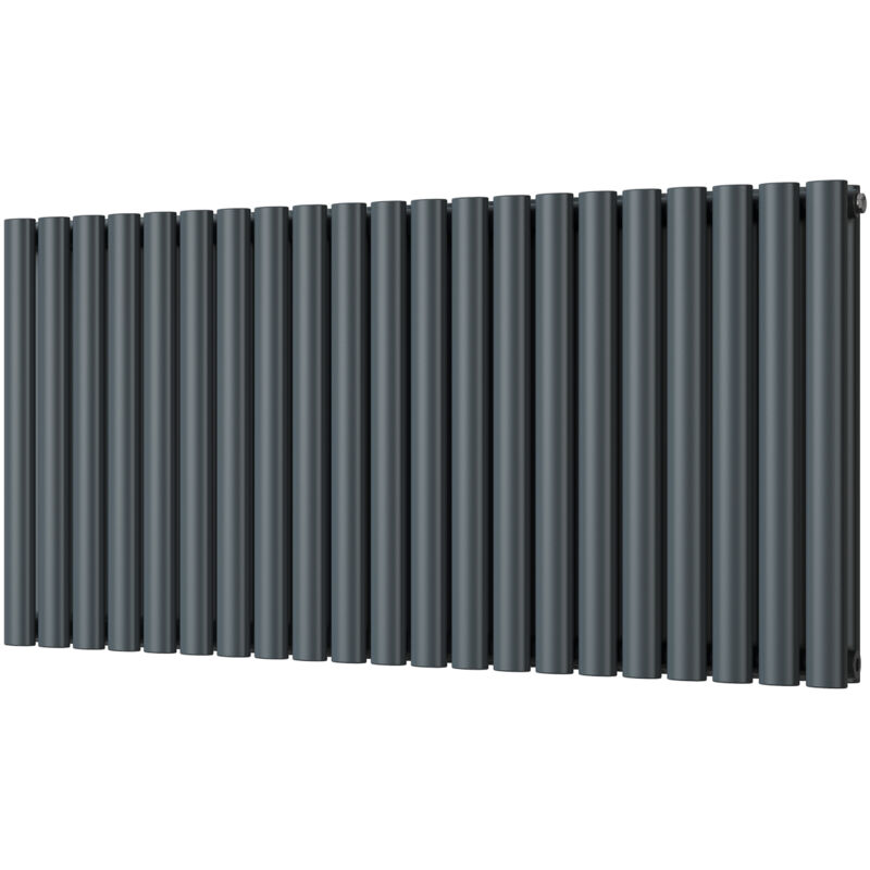 Image of Omeara - Anthracite Horizontal Radiator H600mm&hellip;
