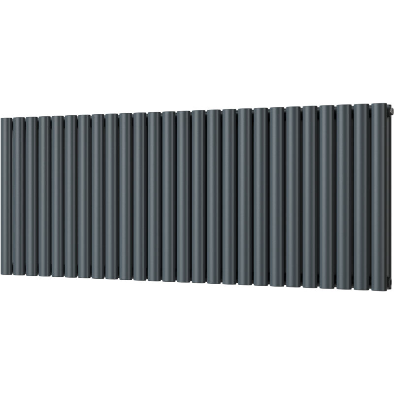 Image of Omeara - Anthracite Horizontal Radiator H600mm&hellip;