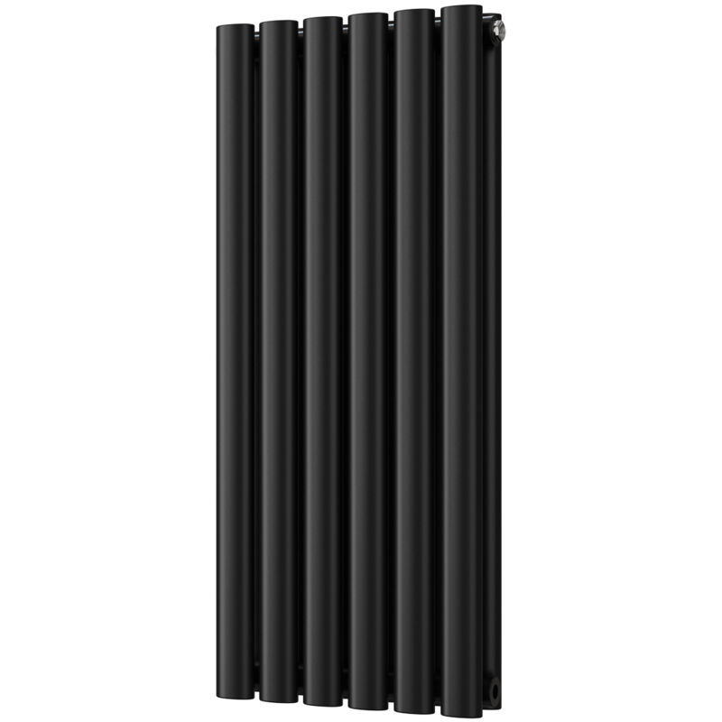 Image of Omeara - Black Designer Radiator H800mm&hellip;