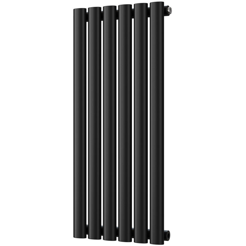 Image of Omeara - Black Designer Radiator H800mm&hellip;