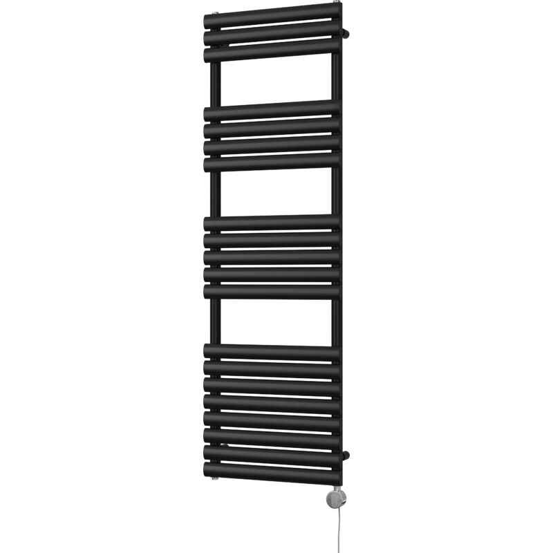 Image of Omeara - Black Electric Towel Rail&hellip;