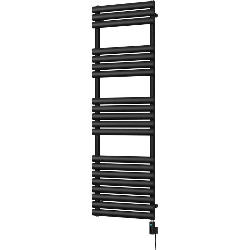 Image of Omeara - Black Electric Towel Rail&hellip;