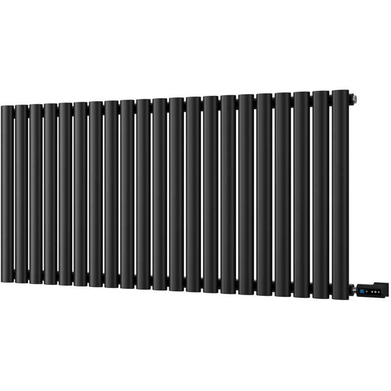 Image of Omeara - Black Horizontal Electric Radiator&hellip;