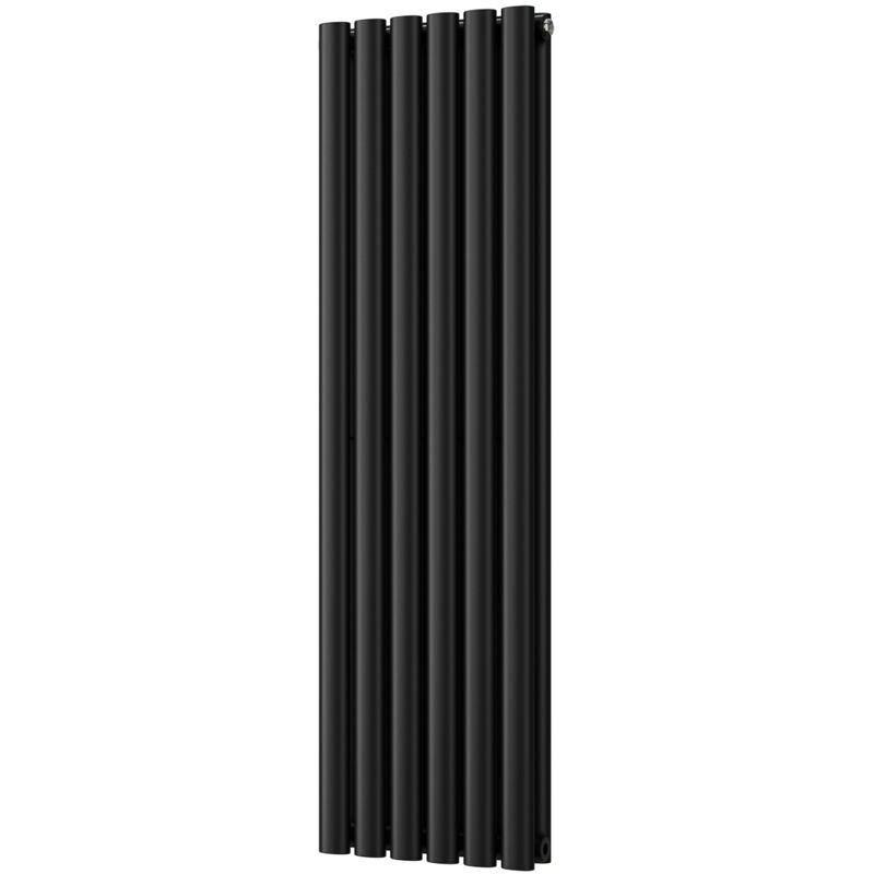 Image of Omeara - Black Vertical Radiator H1200mm&hellip;