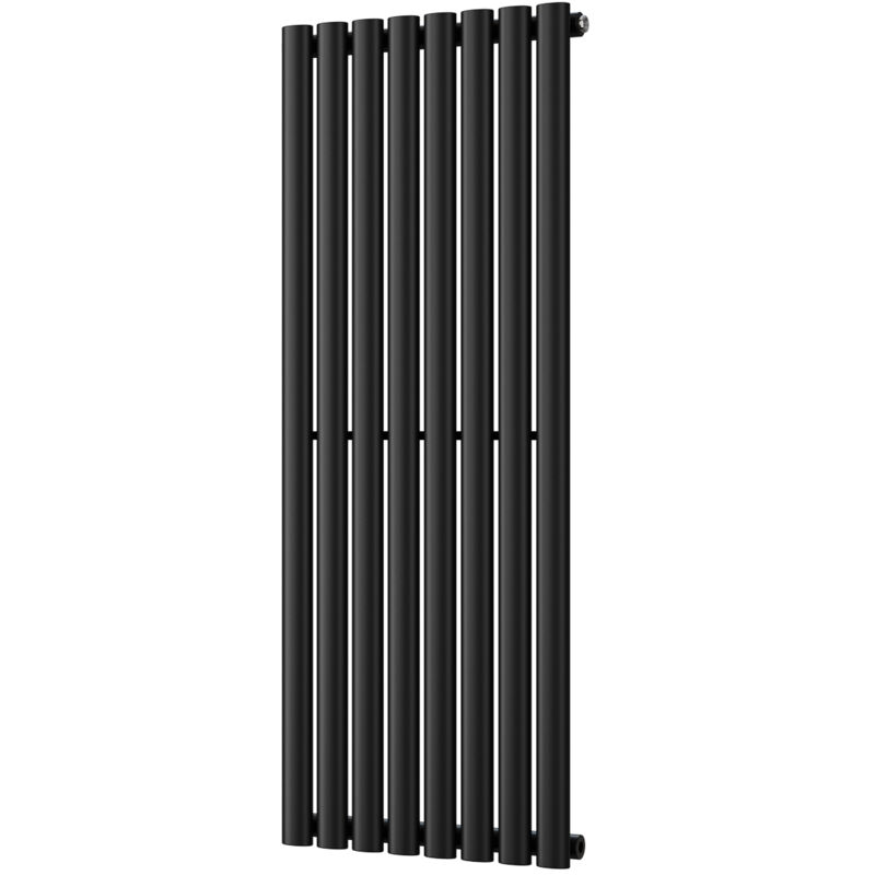 Image of Omeara - Black Vertical Radiator H1200mm&hellip;