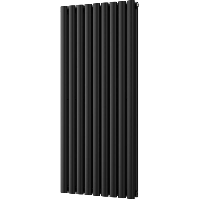 Image of Omeara - Black Vertical Radiator H1200mm&hellip;