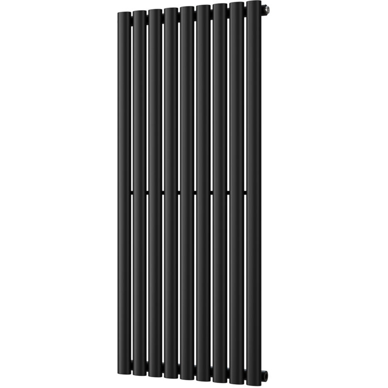 Image of Omeara - Black Vertical Radiator H1200mm&hellip;