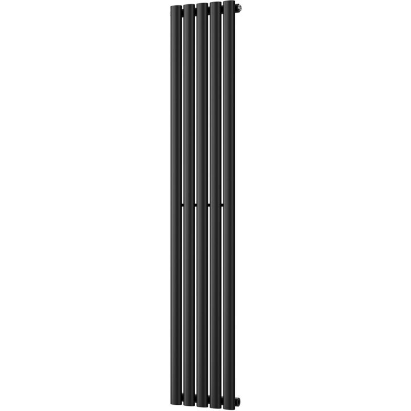 Image of Omeara - Black Vertical Radiator H1600mm&hellip;