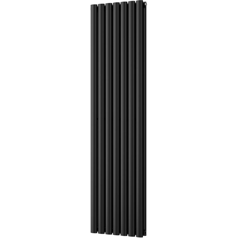 Image of Omeara - Black Vertical Radiator H1600mm&hellip;