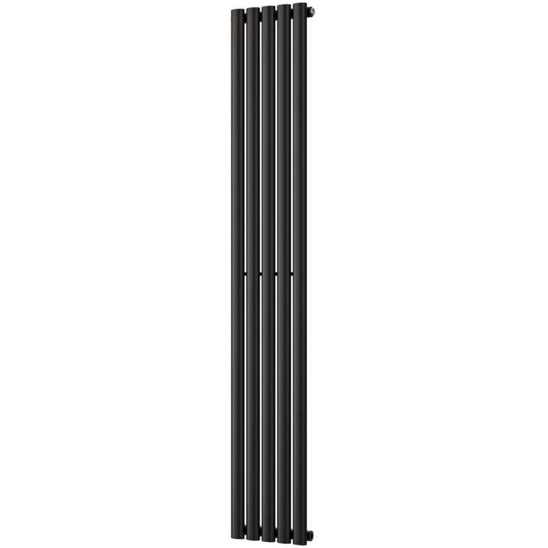 Image of Omeara - Black Vertical Radiator H1800mm&hellip;