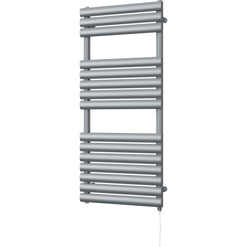 Image of Omeara - Silver Electric Towel Rail&hellip;