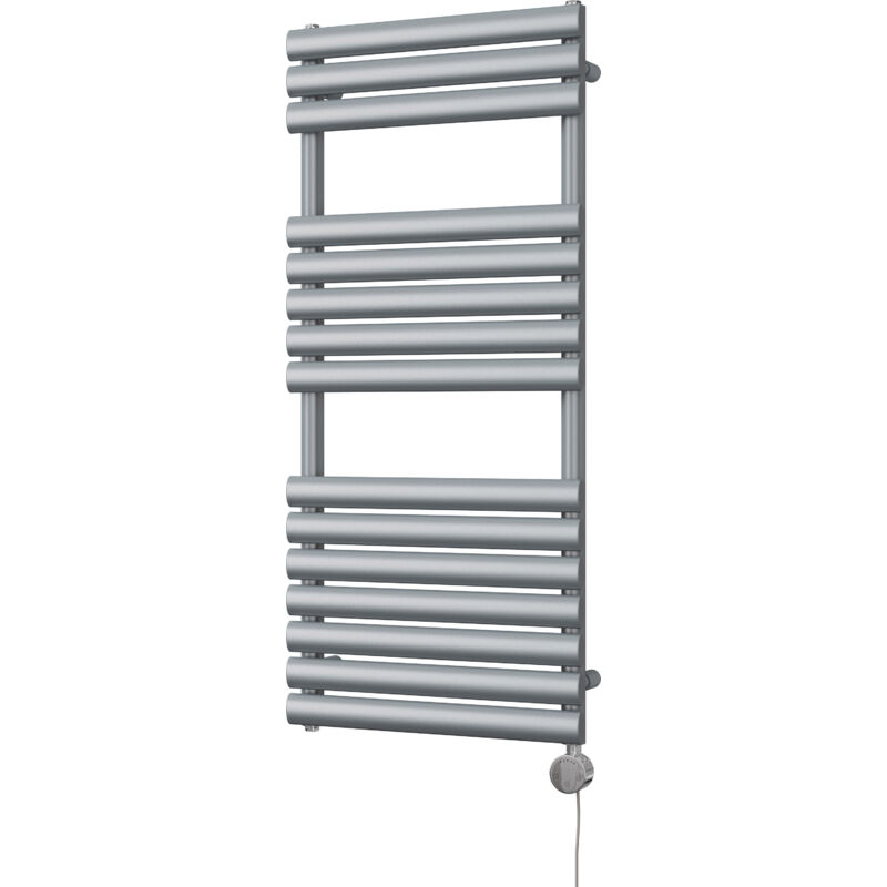 Image of Omeara - Silver Electric Towel Rail&hellip;