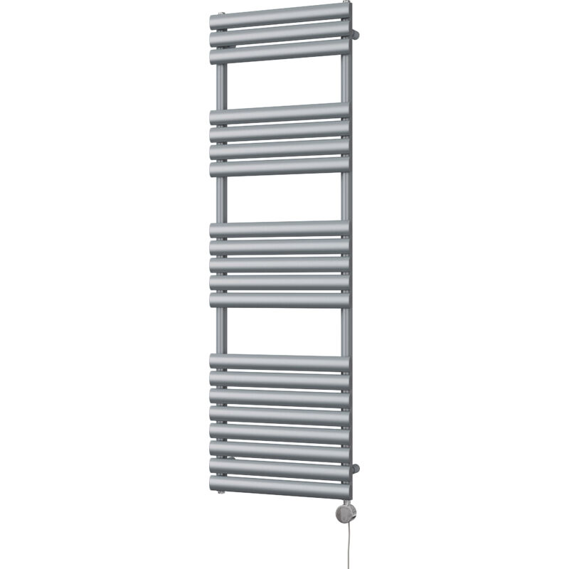 Image of Omeara - Silver Electric Towel Rail&hellip;