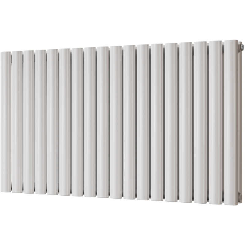 Image of Omeara - White Horizontal Radiator H600mm&hellip;