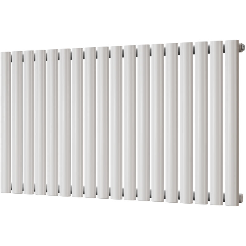 Image of Omeara - White Horizontal Radiator H600mm&hellip;