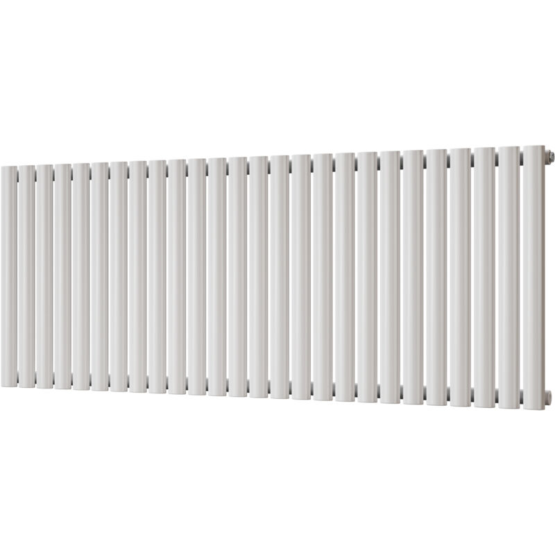 Image of Omeara - White Horizontal Radiator H600mm&hellip;