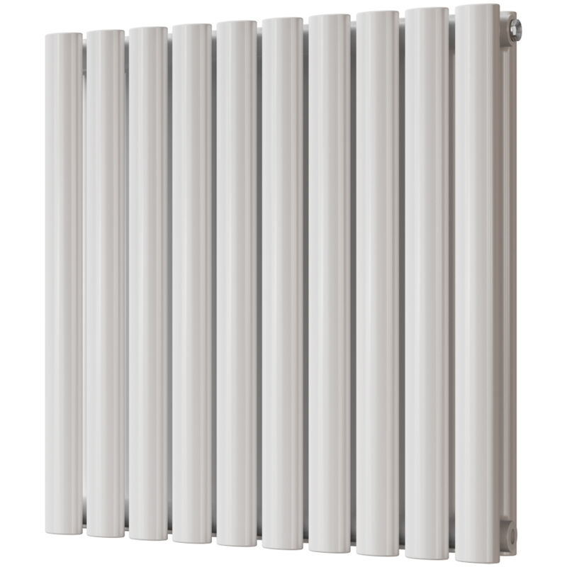 Image of Omeara - White Horizontal Radiator H600mm&hellip;